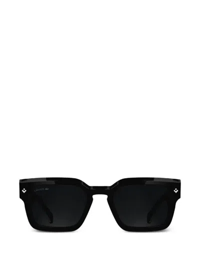 Lacoste Icons Acetate Rectangle Glasses In Black