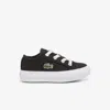 Lacoste Infant's Backcourt Trainers - 4 In Black