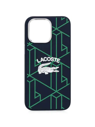Lacoste Iphone 15 Pro Max 6.7 Phone Case In Blue