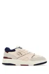 Lacoste Lineshot Leather Sneakers Contrast Sole In Wn1