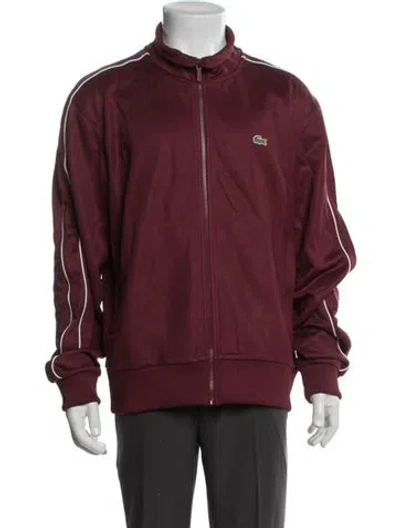 Pre-owned Lacoste Jacket In Burgundy