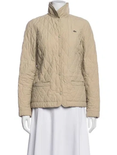 Pre-owned Lacoste Jacket In Neutrals