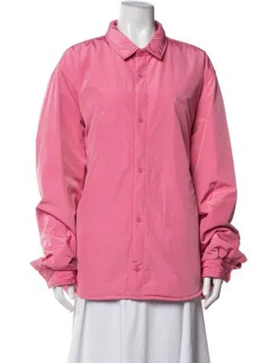 Pre-owned Lacoste Jacket In Pink