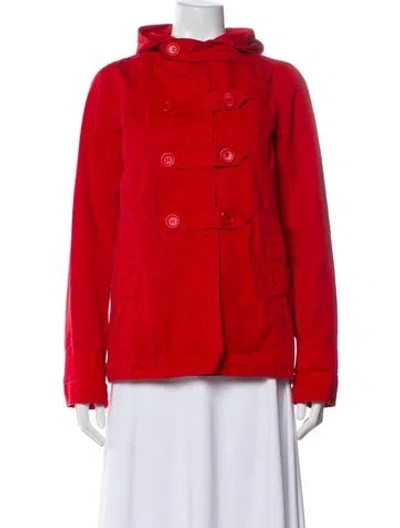Pre-owned Lacoste Jacket In Red