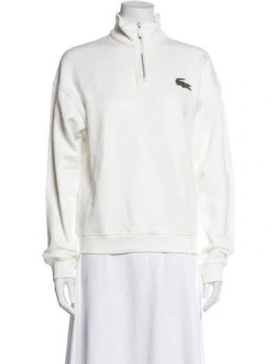 Pre-owned Lacoste Jacket In White