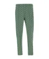 Lacoste Jacquard Knit Fabric Jogger Trousers In Gray