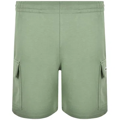 Lacoste Jersey Cargo Shorts Green