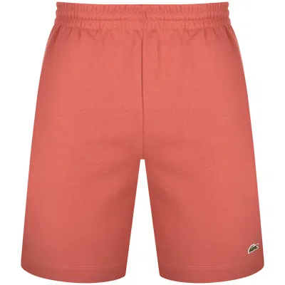 Lacoste Jersey Shorts Red