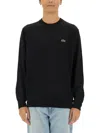 Lacoste Jersey With Logo In Black