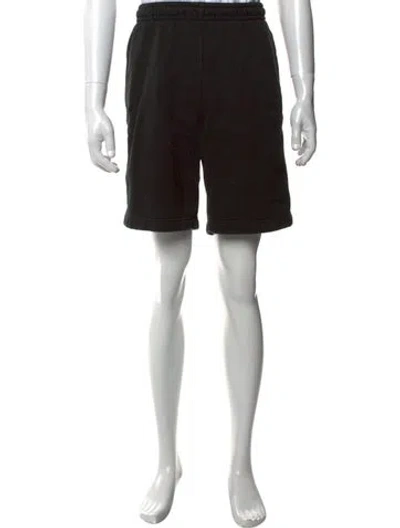 Pre-owned Lacoste Jogger Shorts In Black