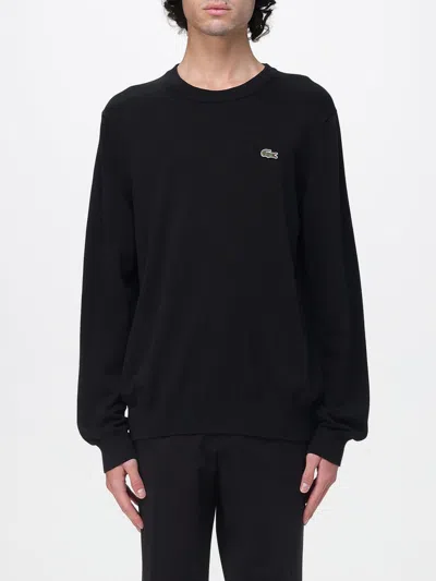 LACOSTE SWEATER LACOSTE MEN COLOR BLACK,F40521002