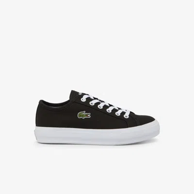Lacoste Junior's Backcourt Sneakers - 3 In Black
