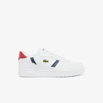 Lacoste Juniors' T-clip Set Sneakers - 5 In White