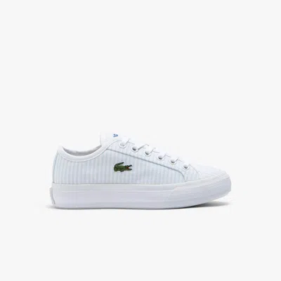 Lacoste Juniors' Backcourt Sneakers - 4.5 In Blue