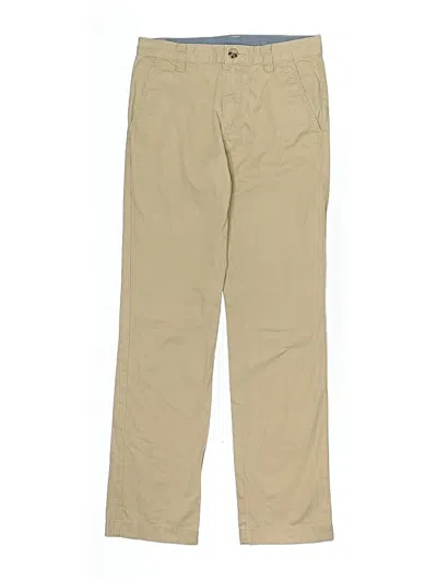 Pre-owned Lacoste Kids' Khaki Pant In Brown