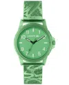 Lacoste Kid's Rider Green Silicone Strap Watch, 36mm In Green