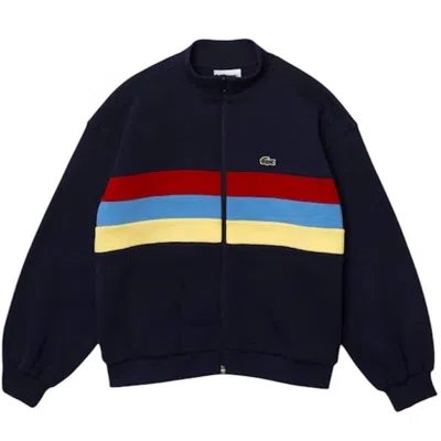 Lacoste Kid's Sweatshirt In Navy Blue In Black