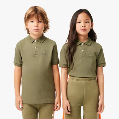 Lacoste Kids' Petit Piqué Polo - 12 Years In Green