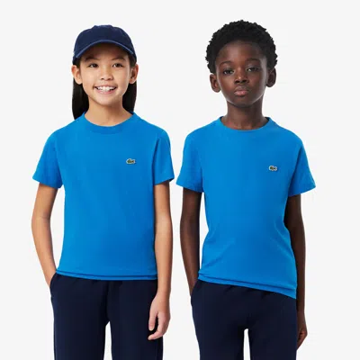 Lacoste Kids' Cotton T-shirt - 12 Years In Blue