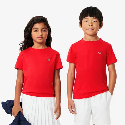 Lacoste Kids' Cotton T-shirt - 4 Years In Red