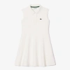 LACOSTE KIDS' FIT & FLARE STRETCH PIQUÃ© POLO DRESS - 4 YEARS