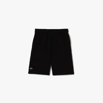 Lacoste Kids' Fleece Shorts - 3 Years In Black