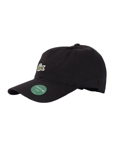 Lacoste Kids Lcan  Core Croc Cap In Black