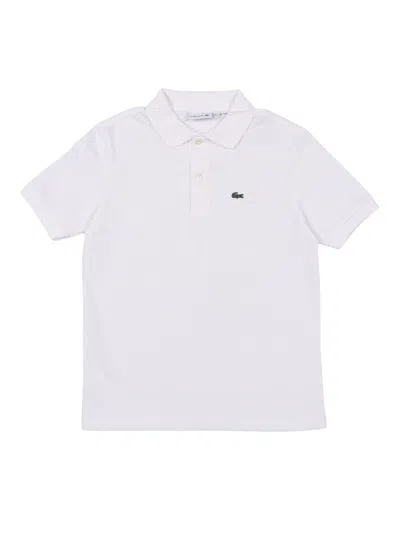 Lacoste Kids Lcb Non-organic Petit Pique Po In White