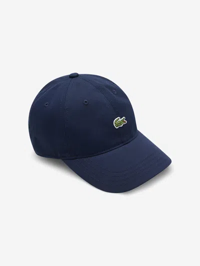 Lacoste Kids Logo Cap In Brown