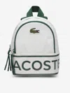 Lacoste Kids Logo Mini Backpack In White