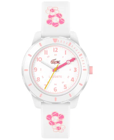 Lacoste Kids Mini Tennis White Silicone Strap Watch 34.5mm