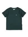 Lacoste Kids Organic Cotton T-shirt In Green