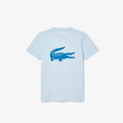 Lacoste Kids' Oversized Technical Cotton Tennis T-shirt - 8 Years In Blue