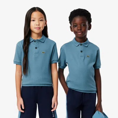 Lacoste Kids' Petit Piqué Polo - 10 Years In Blue
