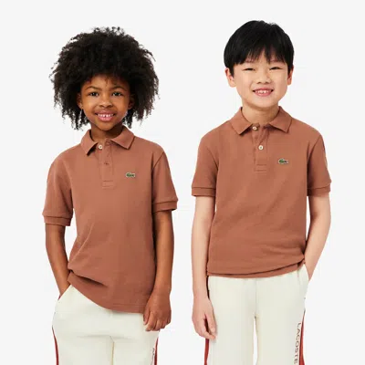 Lacoste Kids' Petit Piqué Polo - 2 Years In Brown