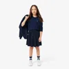 Lacoste Kids' Pleated Jersey Skirt - 8 Years In Blue