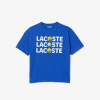 LACOSTE KIDS' RELAXED FIT COTTON TENNIS BALL T-SHIRT - 14 YEARS