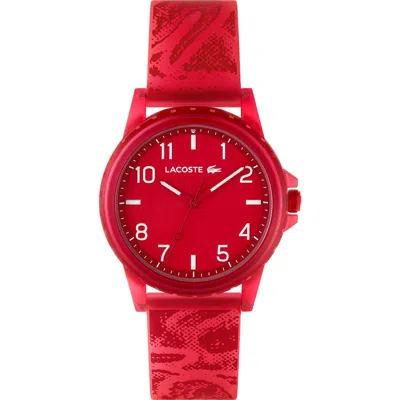 Lacoste Kids' Rider Silicone Strap Watch, 36mm