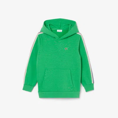 Lacoste Kids' Soft Fleece Hoodie - 10 Years In Green