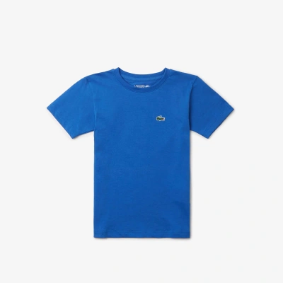 Lacoste Kids' Sport Breathable Cotton Blend T-shirt - 4 Years In Blue