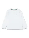 Lacoste Kids White Jersey T-shirt In White