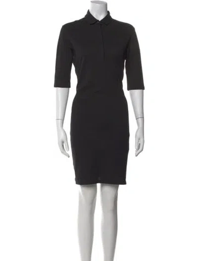 Pre-owned Lacoste Knee-length Dress In Black