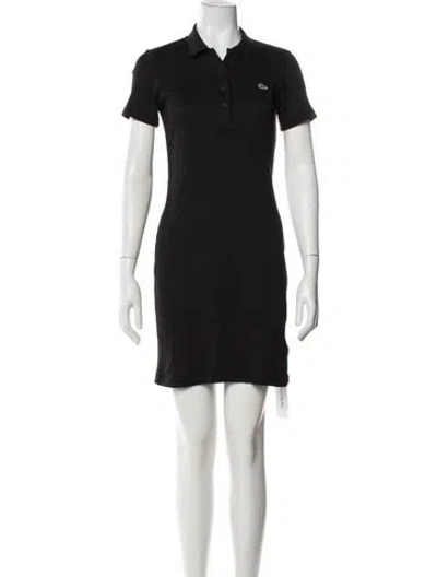 Pre-owned Lacoste Knee-length Dress In Black