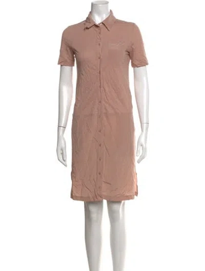 Pre-owned Lacoste Knee-length Dress In Pink