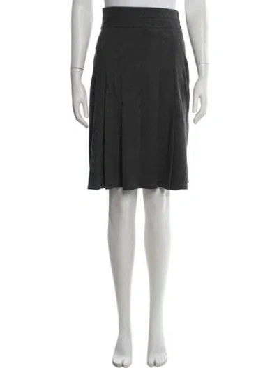 Pre-owned Lacoste Knee-length Skirt In Grey