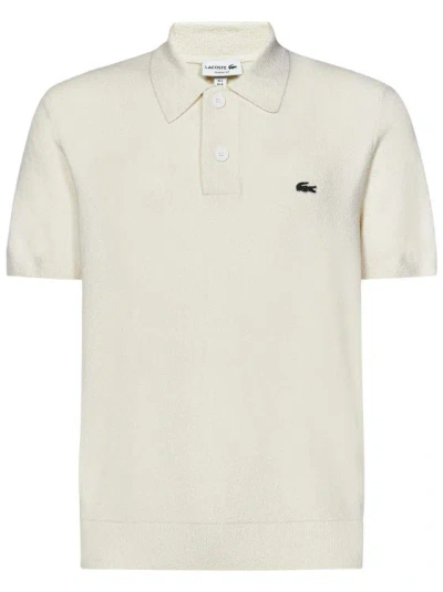 Lacoste Knit Classic-fit Polo Shirt In White