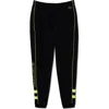 Lacoste Contrast Detail Track Pants - M - 4 In Noir/limeira