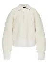 Lacoste Knitted Jumper In White