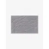 Lacoste Microchip L Héritage Logo-embossed Woven Bath Mat 50cm X 80cm In Microchip