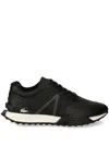 Lacoste Men's L-spin Deluxe Lace-up Sneakers In 黑色